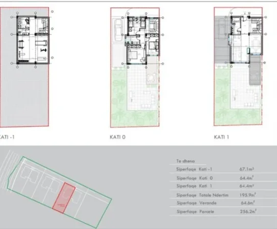 Tirane, shes Vile 3 Katshe , 256 m² 570.000 € (qeha)