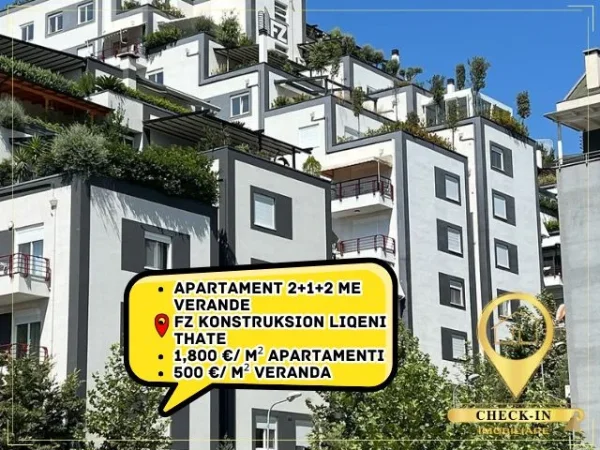 Tirane, shitet 2+1+Aneks+Ballkon Kati 2, 156 m² 258.000 €