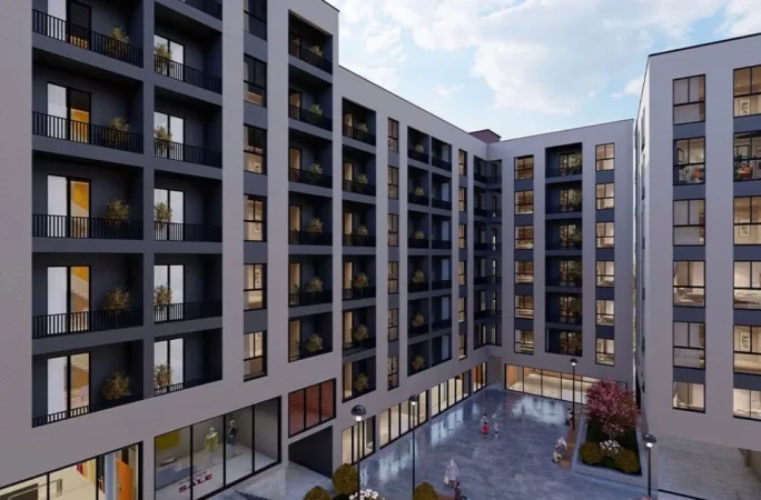 Tirane, shes apartament 1+1+Ballkon Kati 2, 79 m² 93.000 € (Rezidenca Apollo)