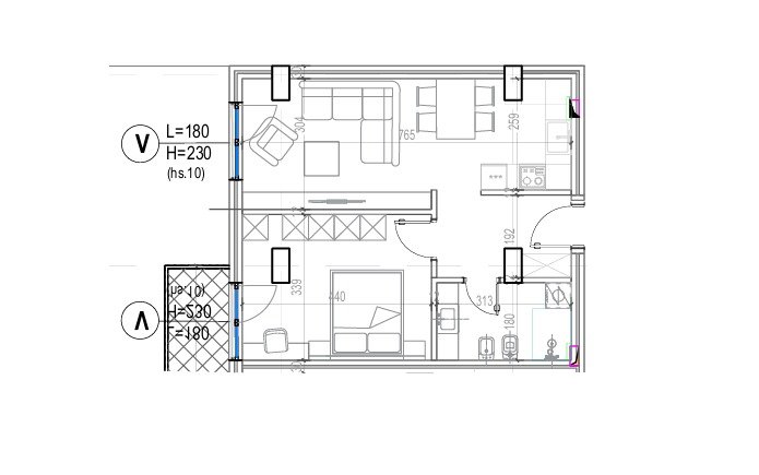 Tirane, shitet apartament 1+1 Kati 6, 74 m² 122.800 € (KODRA DIELLIT)