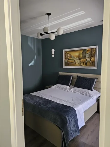 Tirane, jepet me qera apartament 1+1 Kati 1, 55 m² 700 € (Rruga Fortuzi)