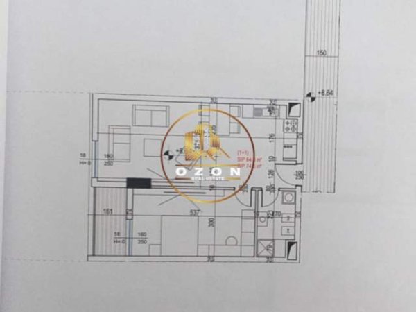 Tirane, jepet me qera apartament 1+1+A+BLK Kati 2, 75 m² 330 Euro (SPITALET)
