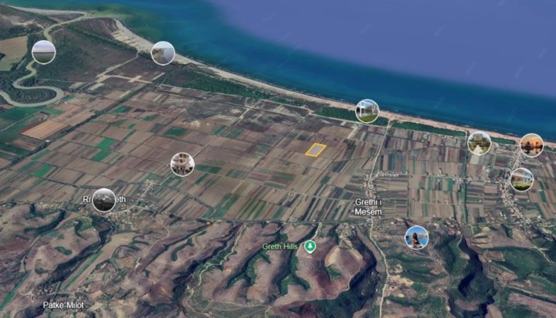 Spille, shitet toke ne bregdet , 2.520 m² 75.600 € (Spille,Kavaje)