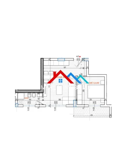 Shqiperi, shitet apartament 1+1+Ballkon Kati 7, 58 m² 107.000 € (RRUGA BABE REXHA,RRUGA E KAVAJES)