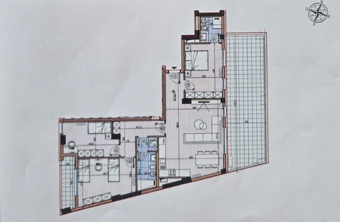 Tirane, shitet apartament 3+1+Ballkon Kati 6, 190 m² 320.000 € 