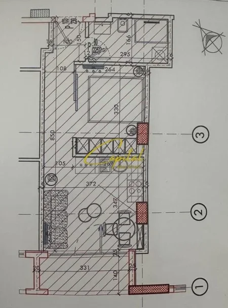 Tirane, jepet me qera zyre Kati 1, 65 m² 750 € (MYSLYM SHYRI)