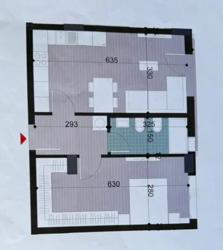 Tirane, shitet apartament 1+1 Kati 4, 74 m² 66.500 € (Kamez)