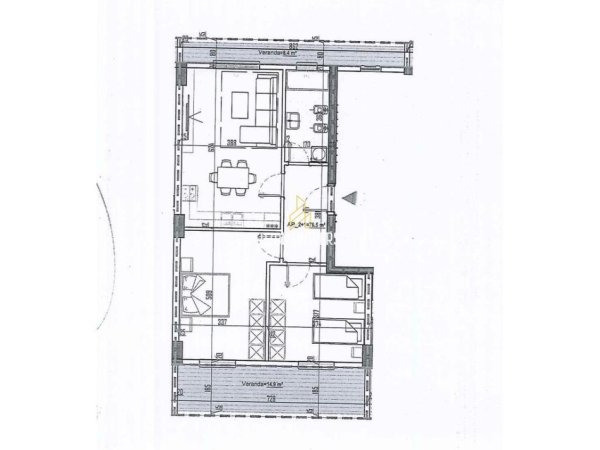 Tirane, shitet apartament 2+1+Ballkon Kati 7, 88 m² 79.376 € (Rruga Aleksandria, Kamëz Tirana, Albania)