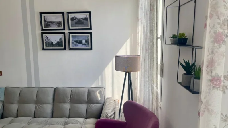 Tirane, jepet me qera apartament 1+1+Ballkon , 70 m² 700 € (Pazari i Ri)