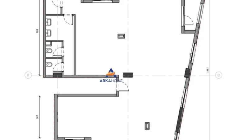 Tirane, jepet me qera Kati 0, 216 m² 3.000 € (MANGALEM 2)