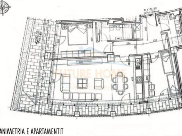 Tirane, shitet apartament 2+1 Kati 13, 132 m² 550.000 € (Lake View Residence , Liqeni Artificial)