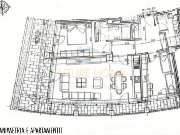 Tirane, shitet apartament 2+1 Kati 13, 132 m² 550.000 € (Lake View Residence , Liqeni Artificial)