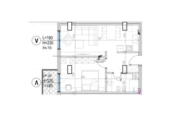 Tirane, shitet apartament 1+1 Kati 6, 72 m² 120.000 € (KODRA E DIELLIT)