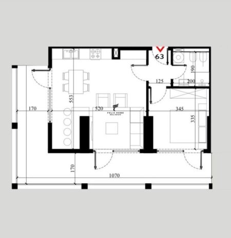 Shengjin, shitet apartament 1+1 Kati 7, 96 m² 184.000 € (SHENGJIN)