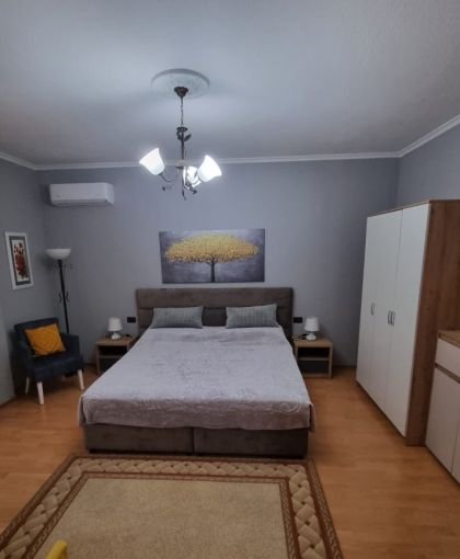 Tirane, jepet me qera apartament 1+1+Ballkon Kati 2, 75 m² 600 € (tek Shkolla e Baletit , prane Lej &amp; Laj.)