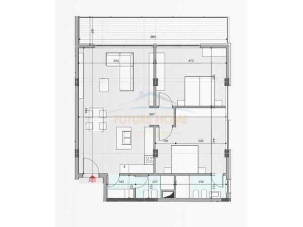 Tirane, shitet apartament 2+1 Kati 2, 117 m² 270.564 € (Farke)