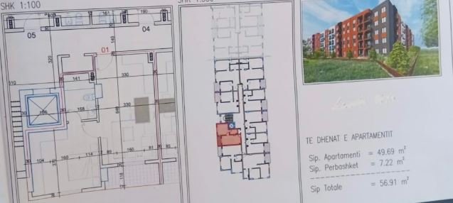 *🏡 Shitet Apartamenti 1+1 ne Paskuqan, Mundesi e mire per Banim dhe Investim,   59.755 €URO