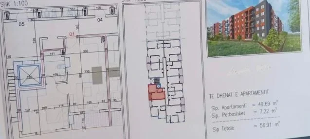 *🏡 Shitet Apartamenti 1+1 ne Paskuqan, Mundesi e mire per Banim dhe Investim,   59.755 €URO