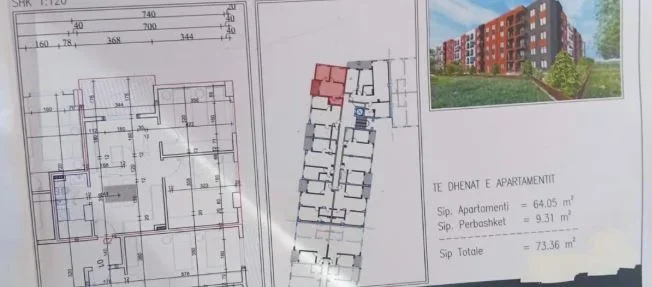 OKAZION Shitet Apartamenti 2+1 ne Paskuqan, Mundesi e mire per Banim dhe Investim,  73.360 €uro