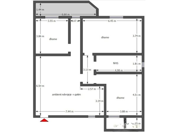 Tirane, jepet me qera ambjent biznesi Kati 1, 137 m² 1.500 € (Ish Bllok)