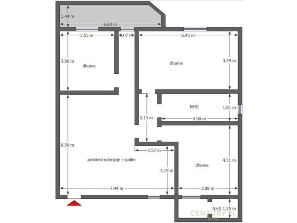 Tirane, jepet me qera ambjent biznesi Kati 0, 137 m² 1.500 € (Bllok)