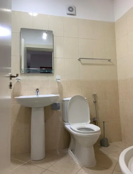 Tirane, jepet me qera apartament 1+1 Kati 5, 65 m² 650 € (ish parku)