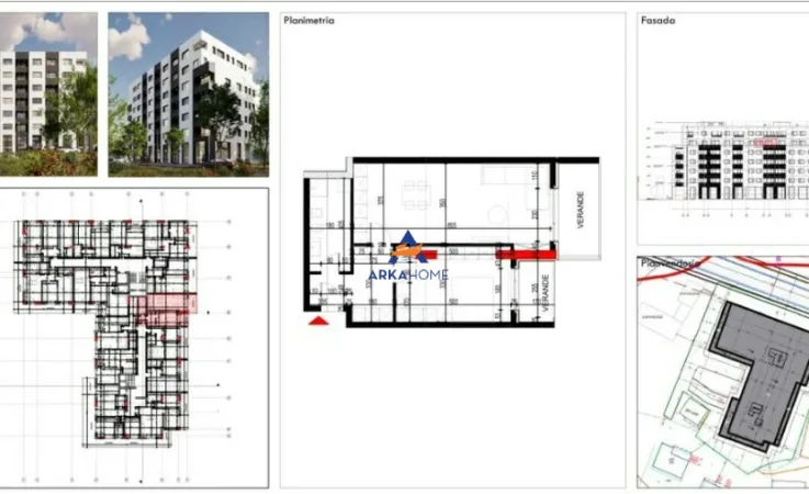 Tirane, shitet 1+1+Ballkon Kati 5, 80 m² 88.440 € 