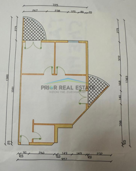 Tirane, shitet apartament 2+1+2 Ballkone, DON BOSKO ,Kati 3, 83 m² 150,000 €