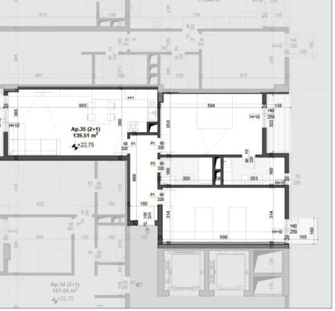 Tirane, shitet apartament 2+1+Aneks+Ballkon , 194.314€.139m² € ( Ish Fusha e Aviacionit )