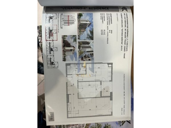 Tirane, shes apartament 2+1+Ballkon Kati 4, 92 m² 74.056 € 