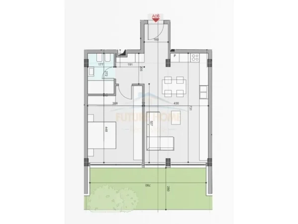 Tirane, shitet apartament 1+1 Kati 1, 76 m² 166.205 € (Crystal Lake Residence, Farke)