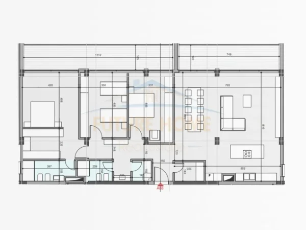 Tirane, shitet apartament 3+1 Kati 2, 187 m² 442.554 € (Crystal Lake Residence, Farke)