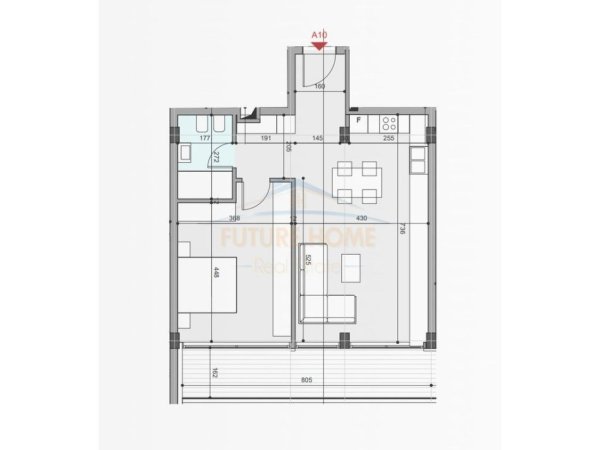 Tirane, shitet apartament 1+1 Kati 2, 93 m² 194.880 € (Crystal Lake Residence, Farke)