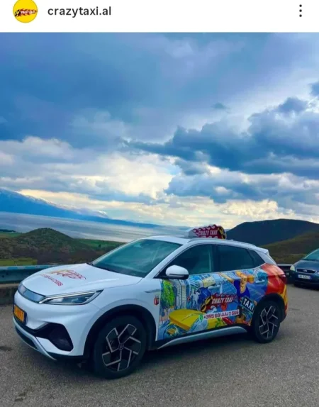 Tirane, shitet makine elektrike Byd Elektrike, e bardhë automatik Kondicioner 60 km 22.000 €