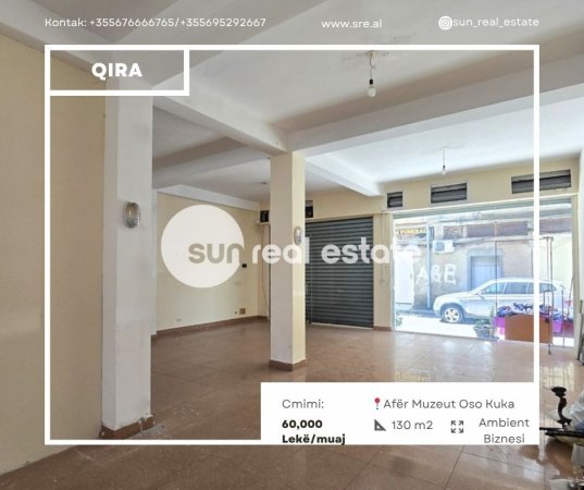 Shkoder, jepet me qera Kati 0, 130 m² (AFER MUZEUT OSO KUKA)