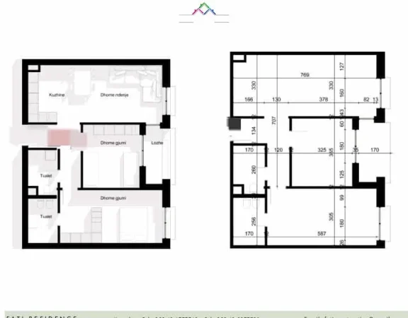 Tirane, shes apartament 2+1 Kati 6, 141.400 € (Paskuqan)