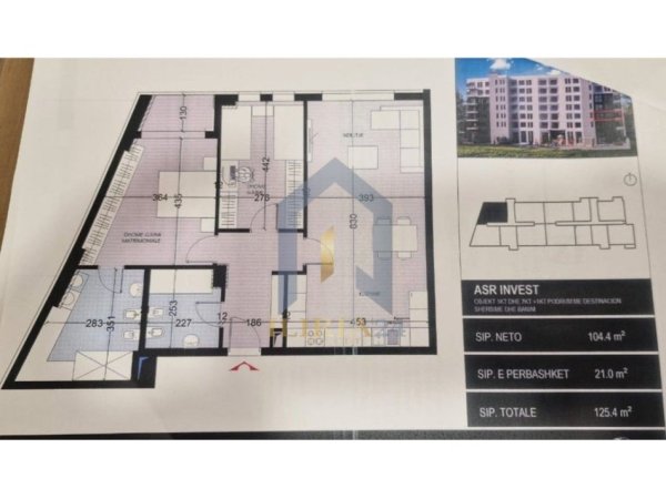 Tirane, shitet apartament 2+1+Ballkon Kati 3, 125 m² 137.940 € (Paskuqan)