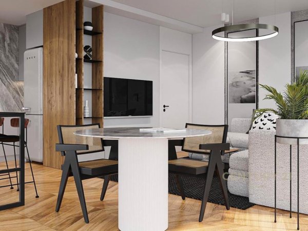 Tirane, jepet me qera apartament 1+1 Kati 8, 99 m² 1.300 € (Lake View Residences)
