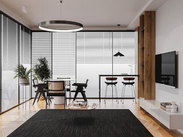 Tirane, jepet me qera apartament 1+1 Kati 8, 99 m² 1.300 € (Lake View Residences)