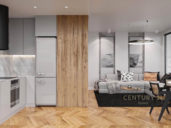 Tirane, jepet me qera apartament 1+1 Kati 8, 99 m² 1.300 € (Lake View Residences)