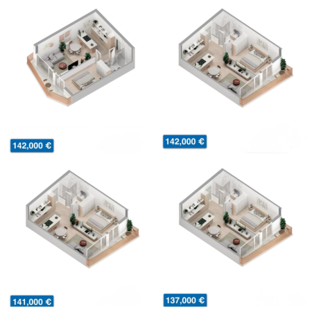 Tirane, shitet apartament 1+1 Kati 3, 70 m² 100.000.000.000 € 