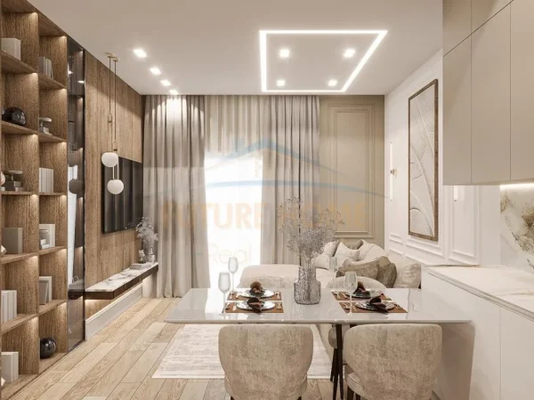 Tirane, jepet me qera apartament 1+1+Ballkon Kati 8, 85 m² 1.500 € (Air Albania,Tirane)