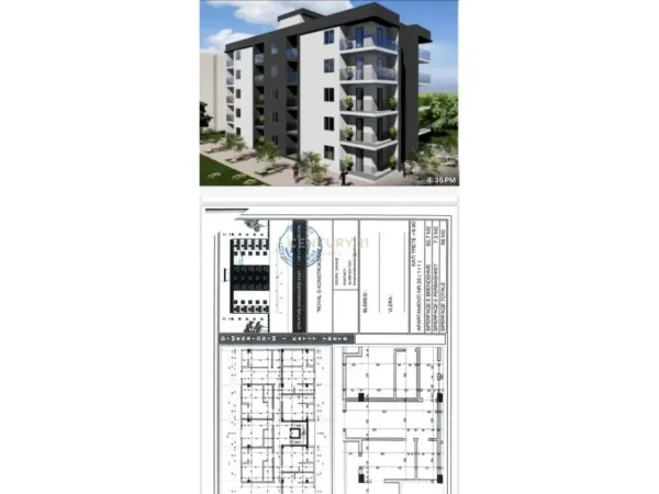 Durres, shitet apartament 1+1 Kati 3, 58 m² 77.000 € (Malit të Robit)