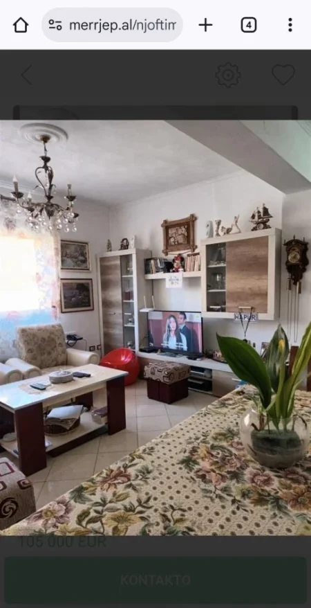 Durres, shitet apartament 2+1+Aneks Kati 2, 100 m² 105.000 € 