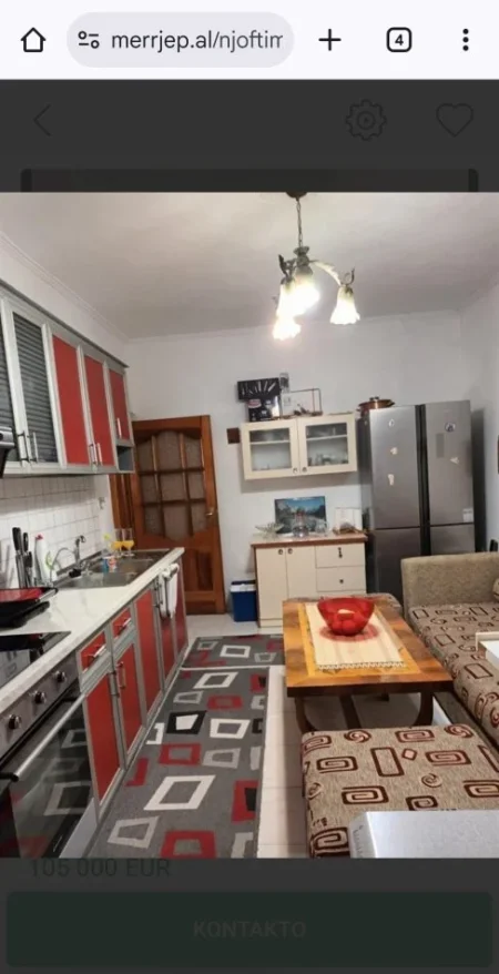 Durres, shitet apartament 2+1+Aneks Kati 2, 100 m² 105.000 € 