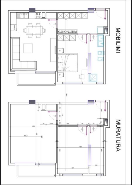 Tirane, shitet apartament 1+1+Ballkon Kati 7, 76 m² 108.000 € (Misto Mame)