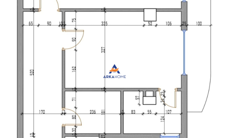 shitet 2+1+Ballkon Kati 6, 110 m² 125.000 €