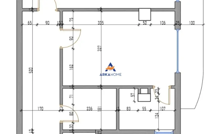 shitet 2+1+Ballkon Kati 6, 110 m² 125.000 €