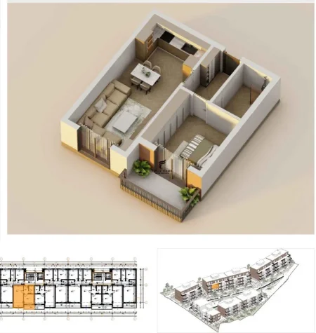 Tirane, shitet apartament 1+1 Kati 2, 76 m² 152.800 € (TEG)