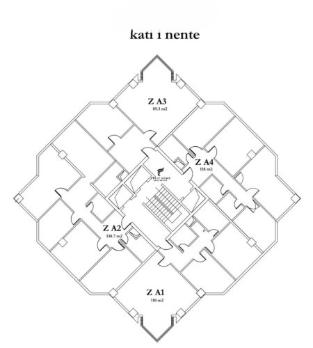 Tirane, jepet me qera zyre Kati 9, 248 m² 4.950 € (BLLOKU)